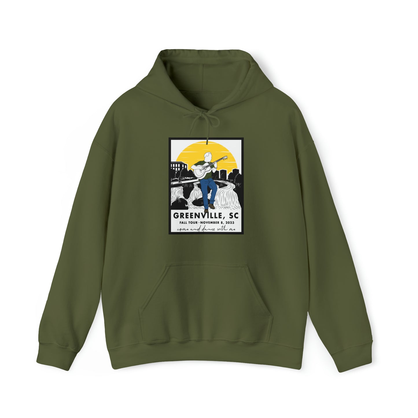 Greenville SC 2023 Hoodie w/set list
