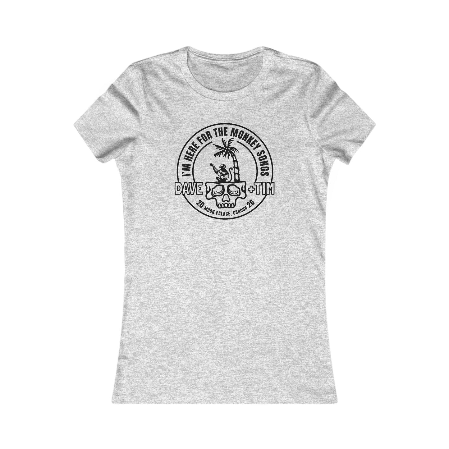 Monkey Songs Mexico 2026 Woman's Cut Tee *With Set List