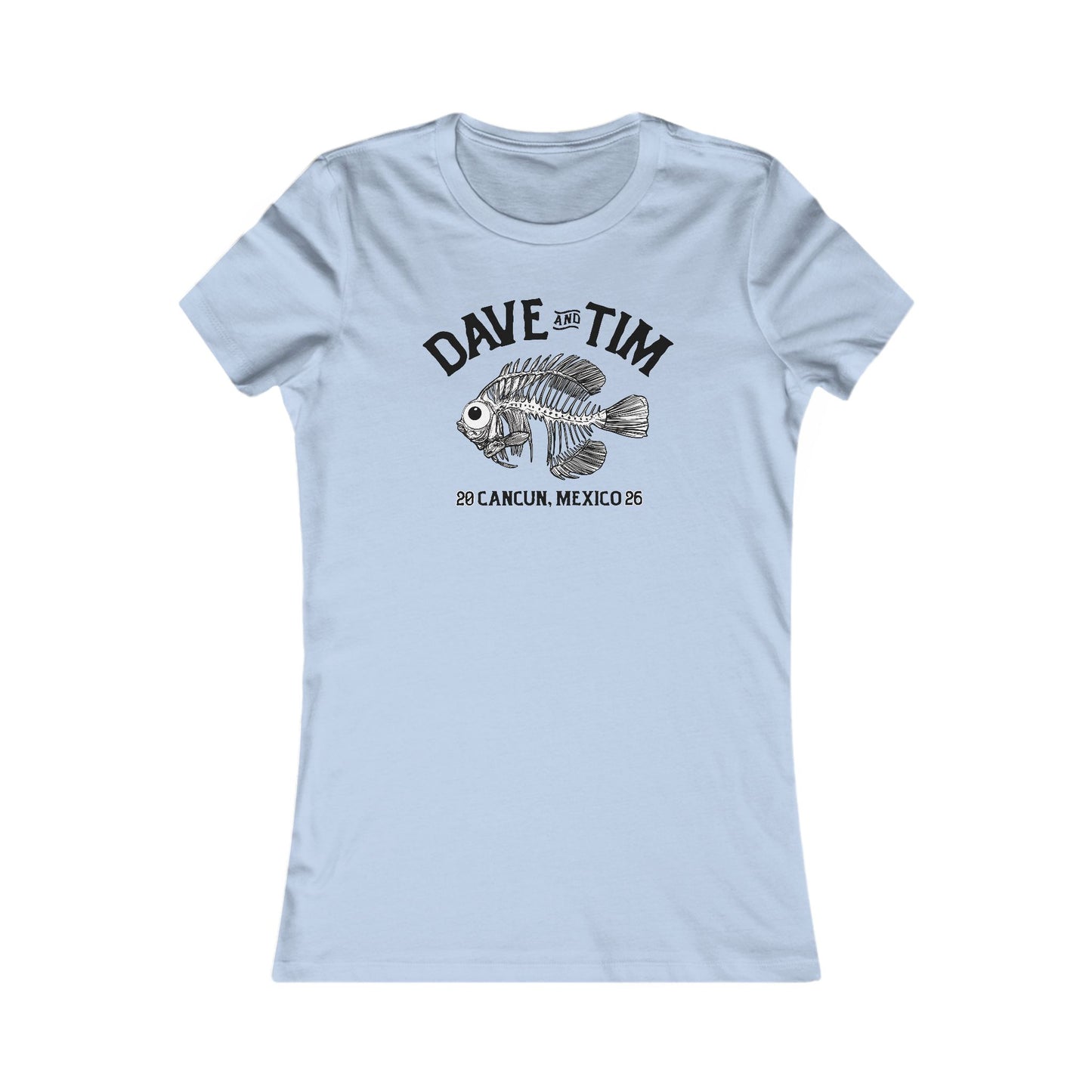 Big Eyed Fish Mexico 2026 Woman's Cut Tee *With Set List