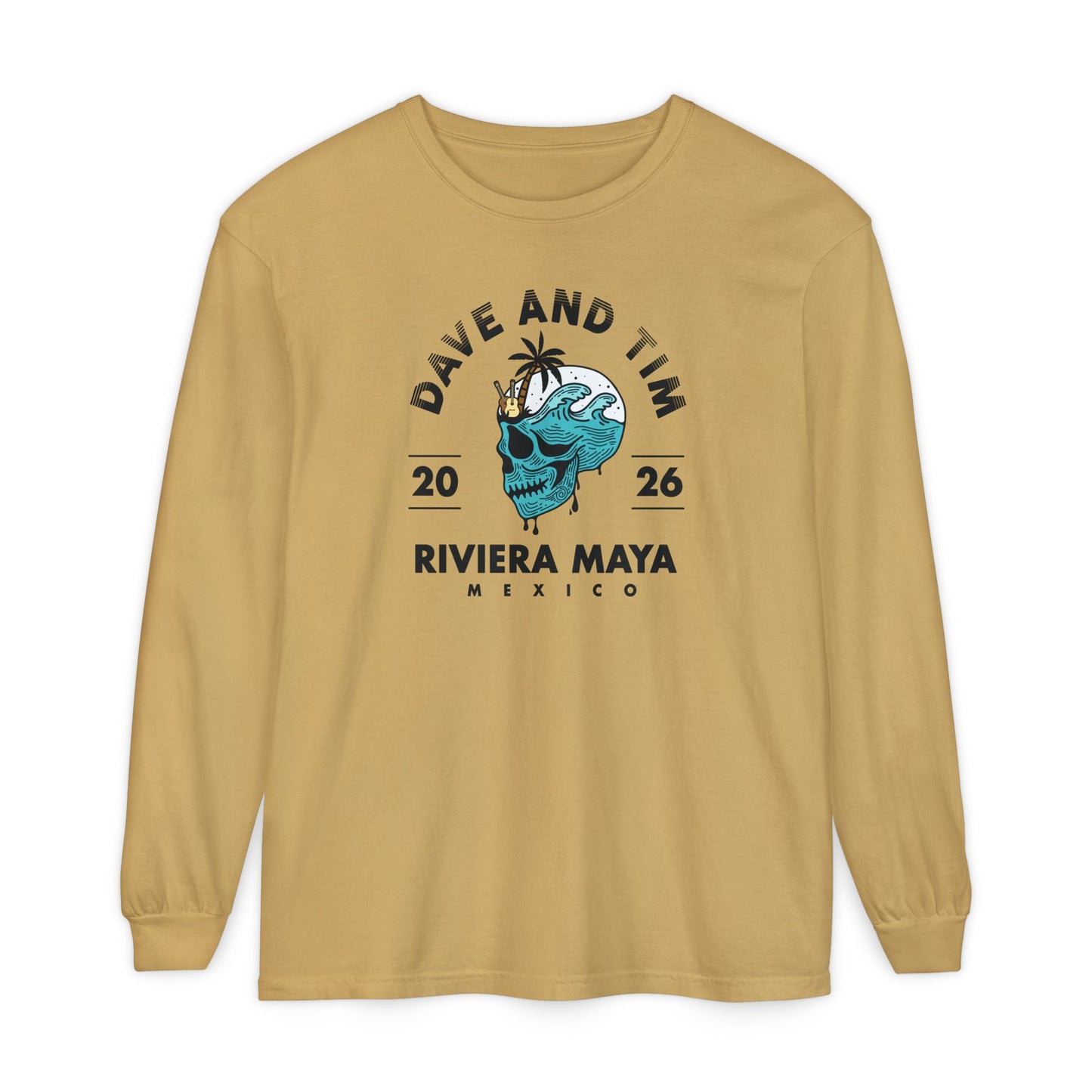 D&T Skull Palm Trees 2026 Long Sleeve Tee *With Set List