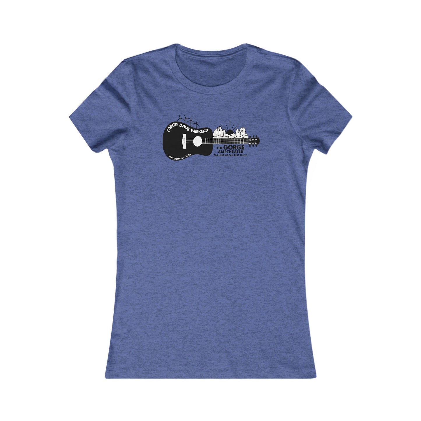 Gorge Guitar 2026 Woman's Cut Tee