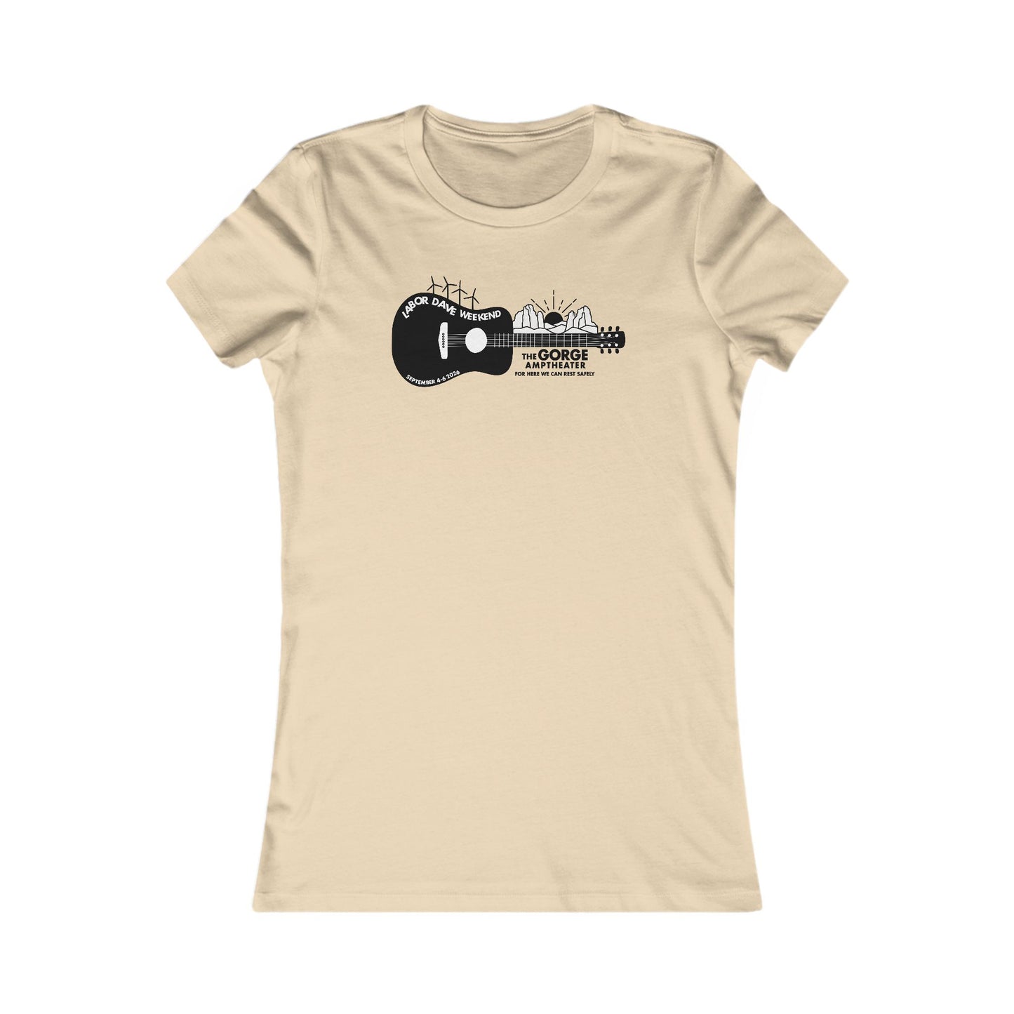 Gorge Guitar 2026 Woman's Cut Tee