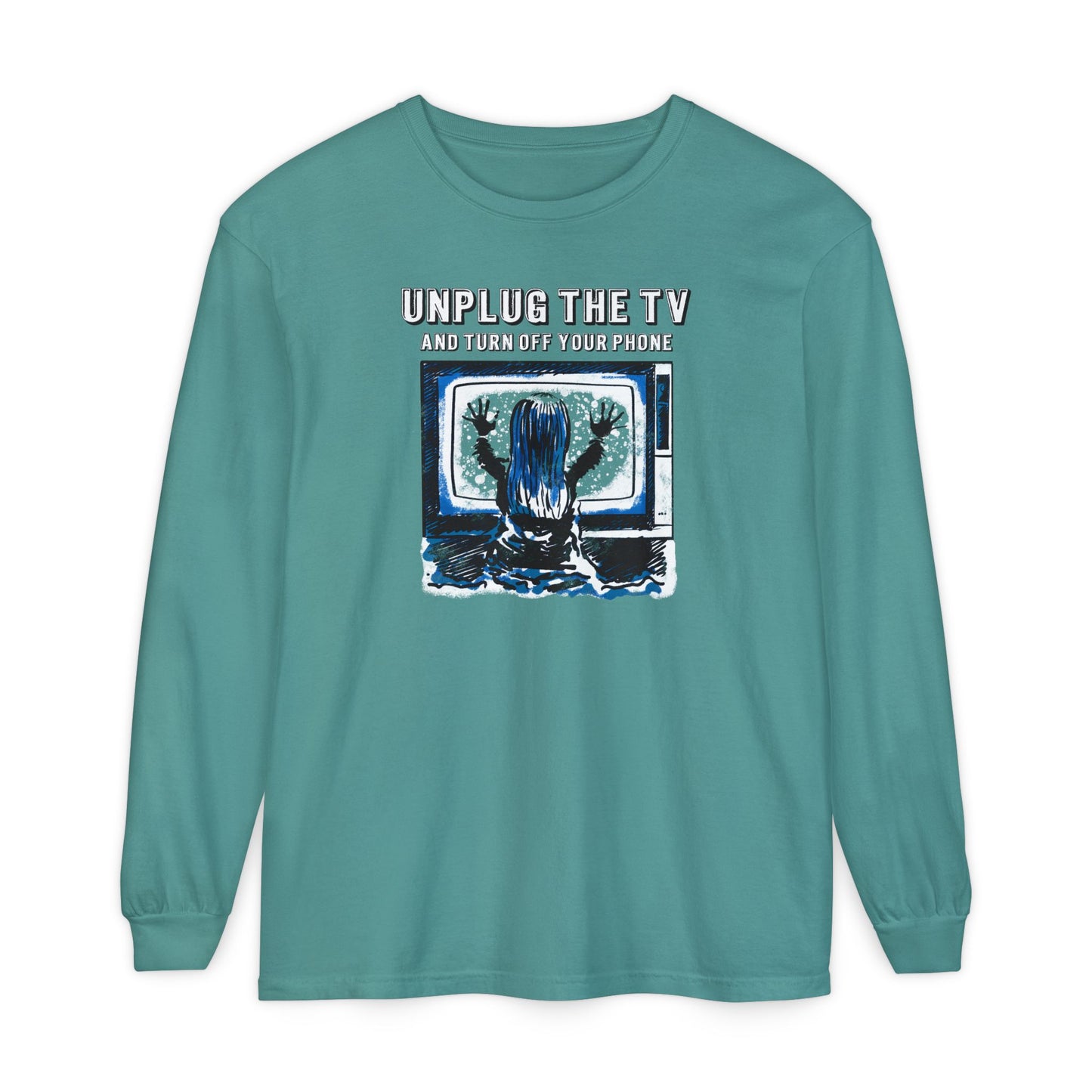 Unplug The TV Long Sleeve Tee