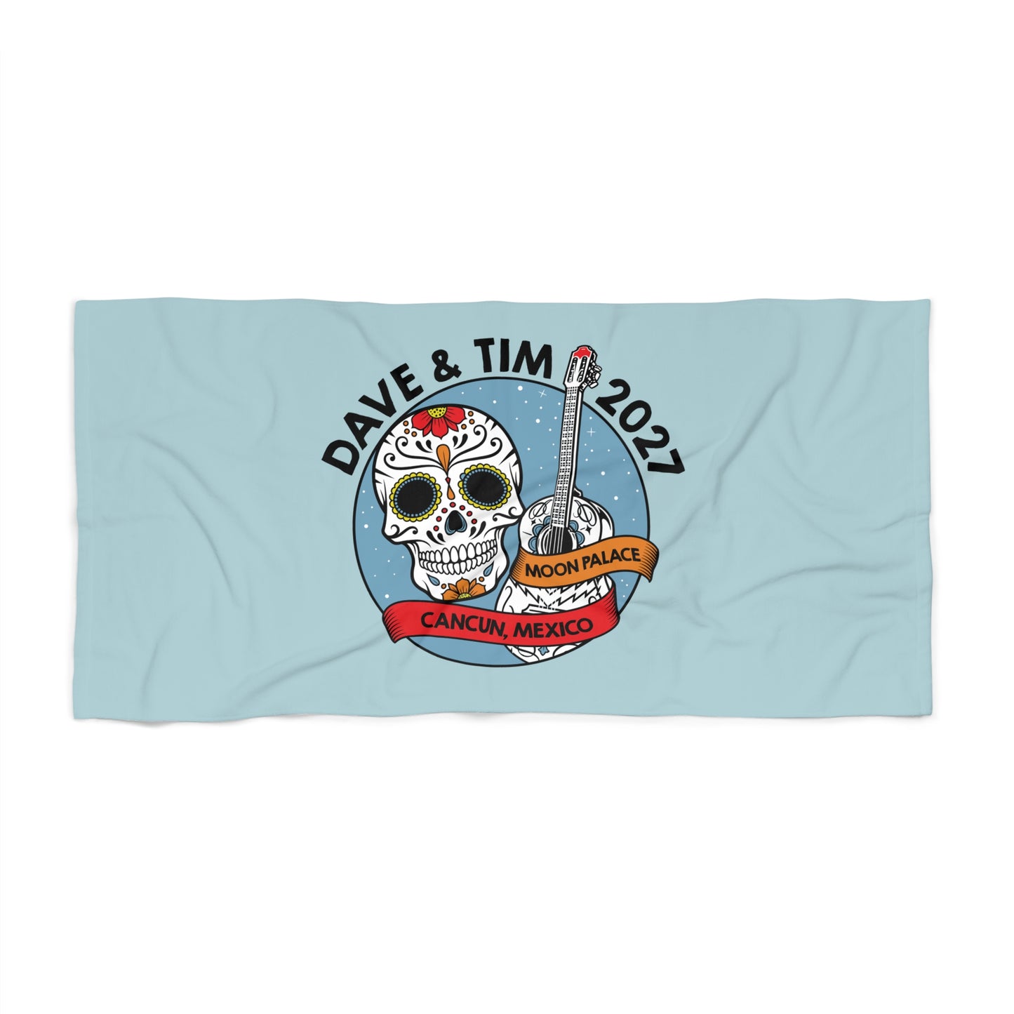 Sugar Skull Mexico 2027 Beach Towel
