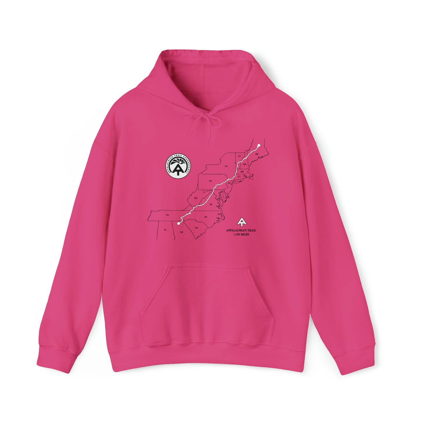 Appalachian Trail Map Hoodie
