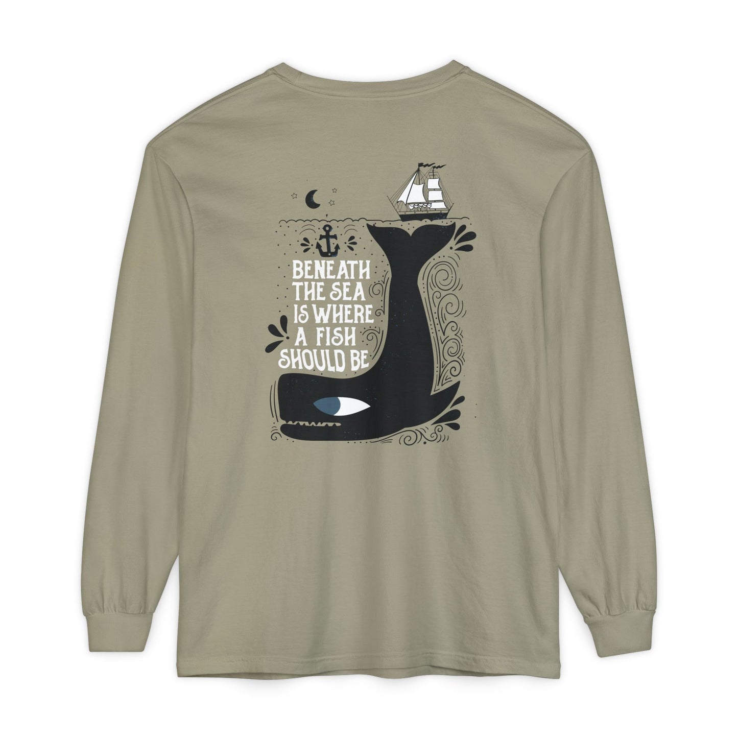 Beneath the Sea front & back Long Sleeve Tee