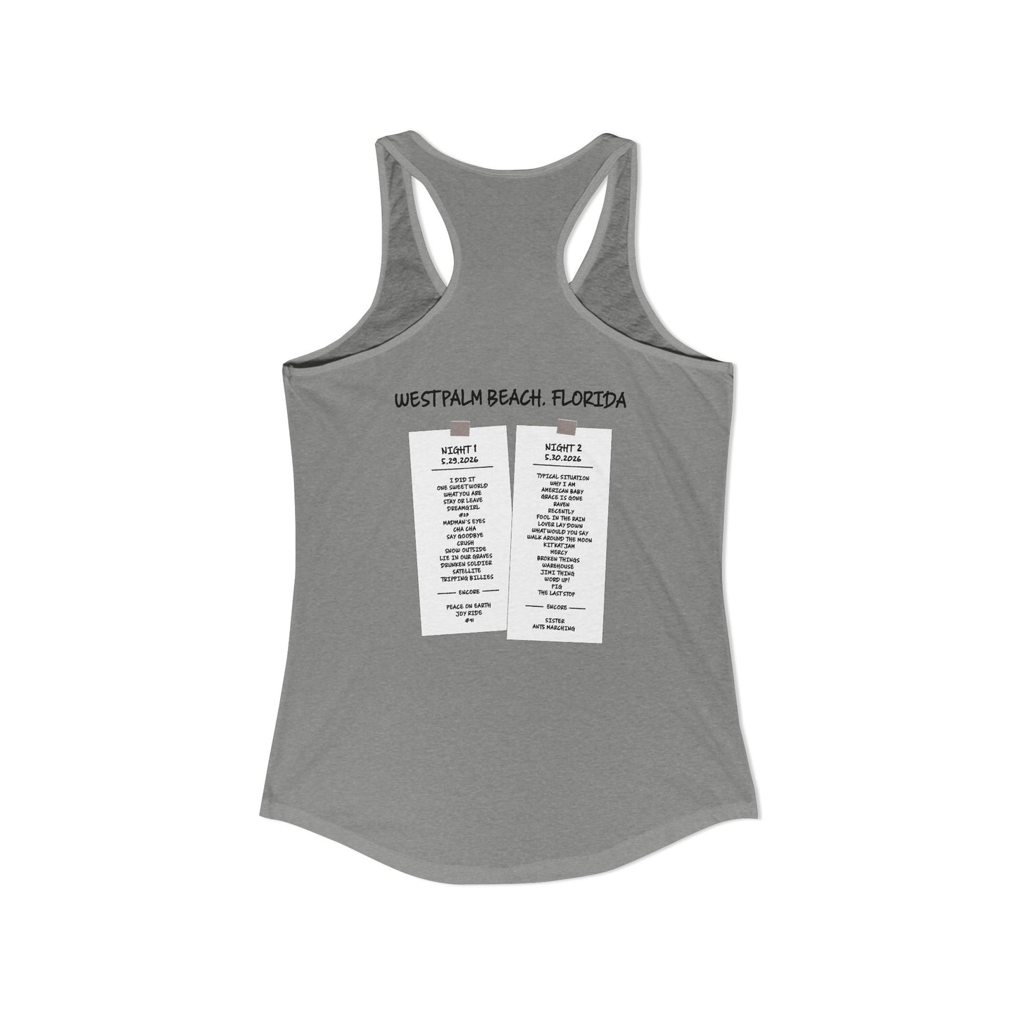 West Palm 2026 Woman's Tank *With Set List