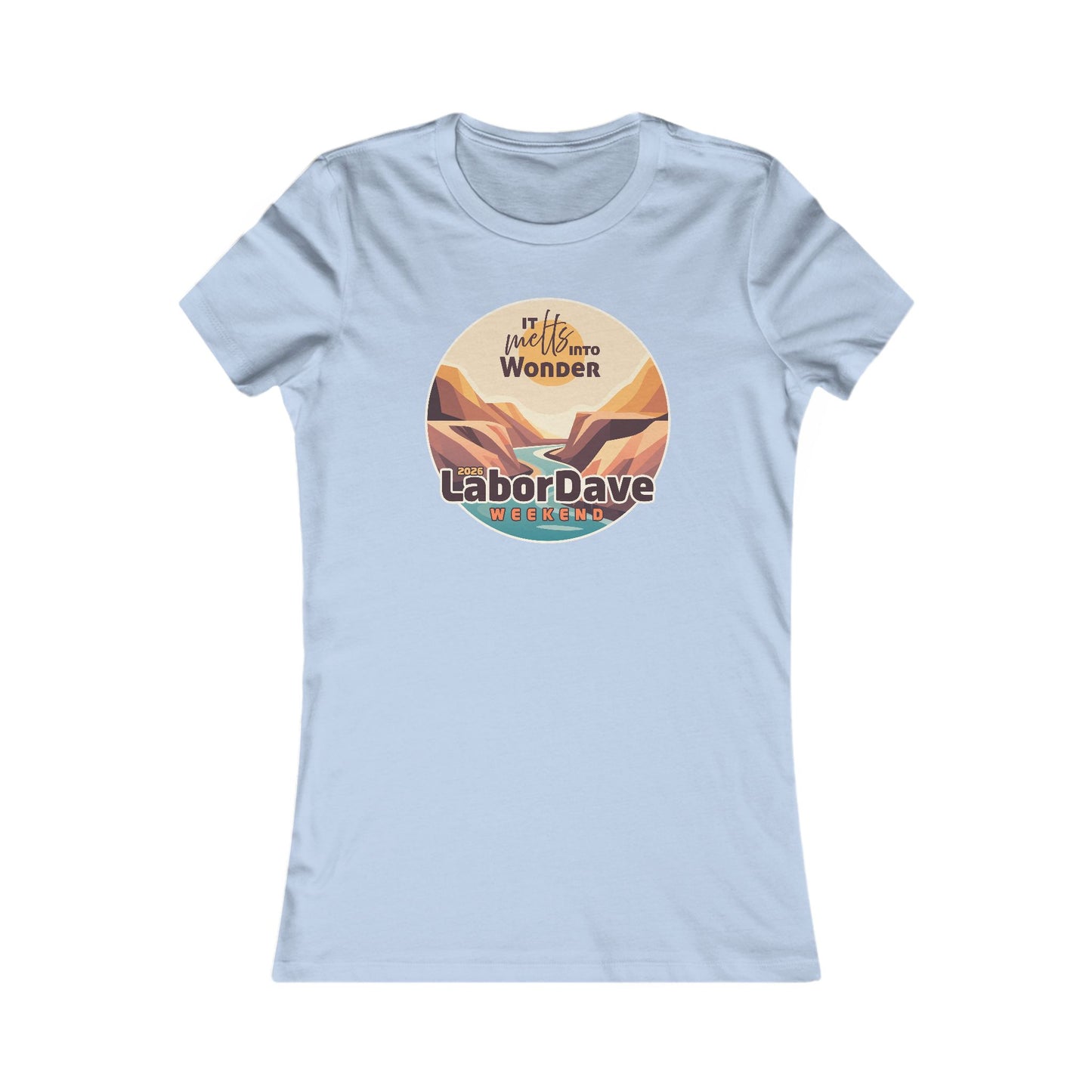 Melts into Wonder Gorge 2026 Woman's Cut Tee