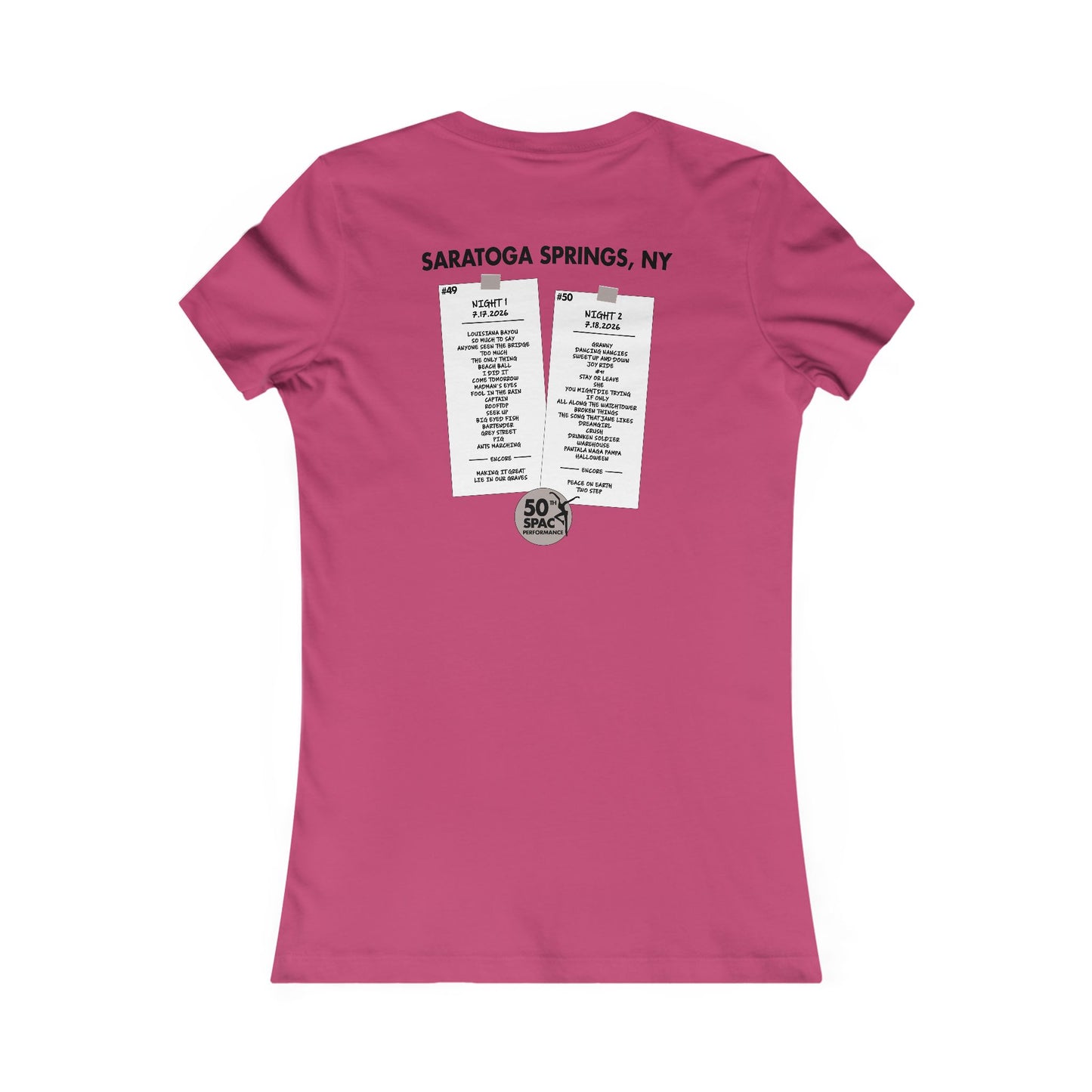 Rather Be At SPAC 2026 ant Woman's Cut Tee *With Set List