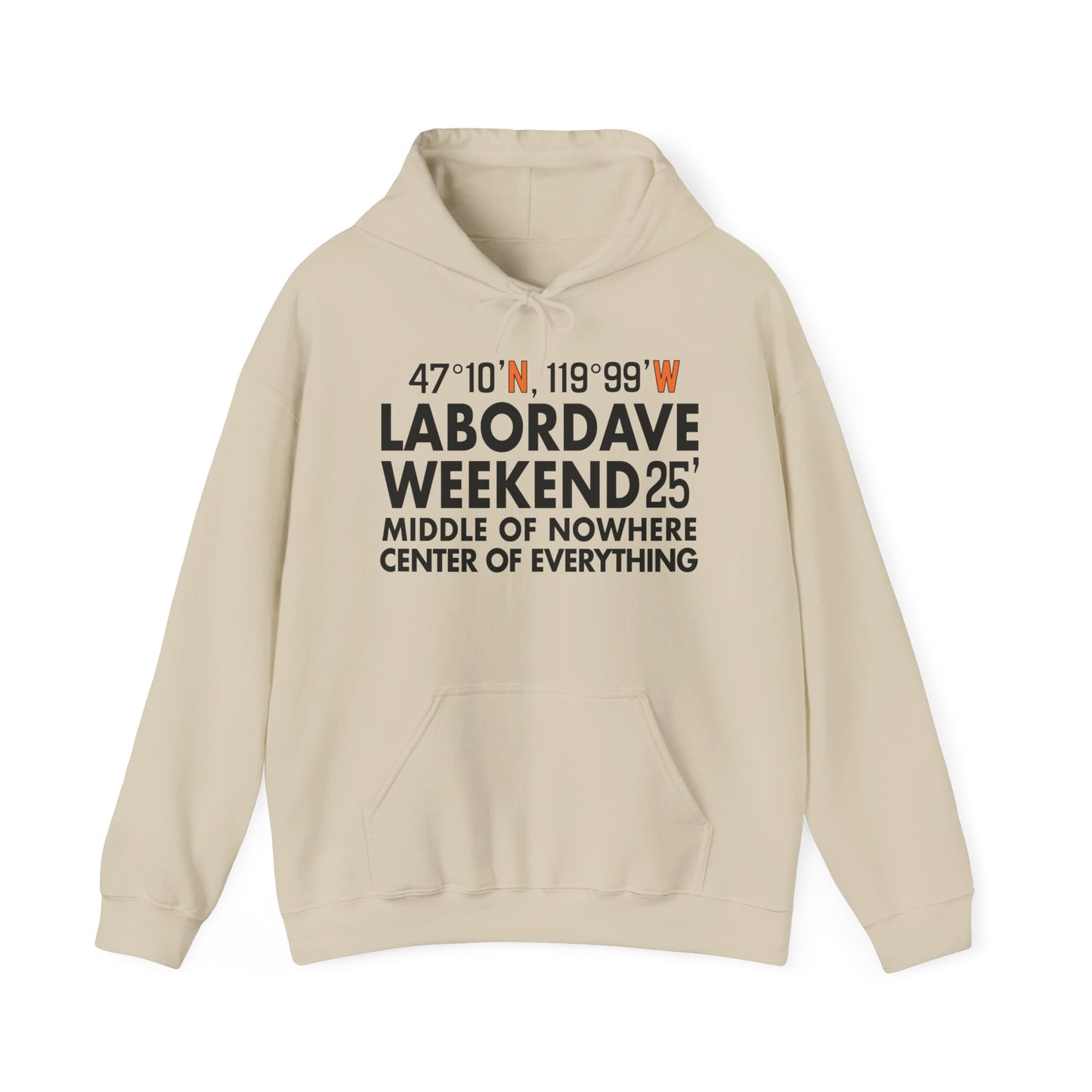Gorge Coordinates 2025 Hoodie *With Set List