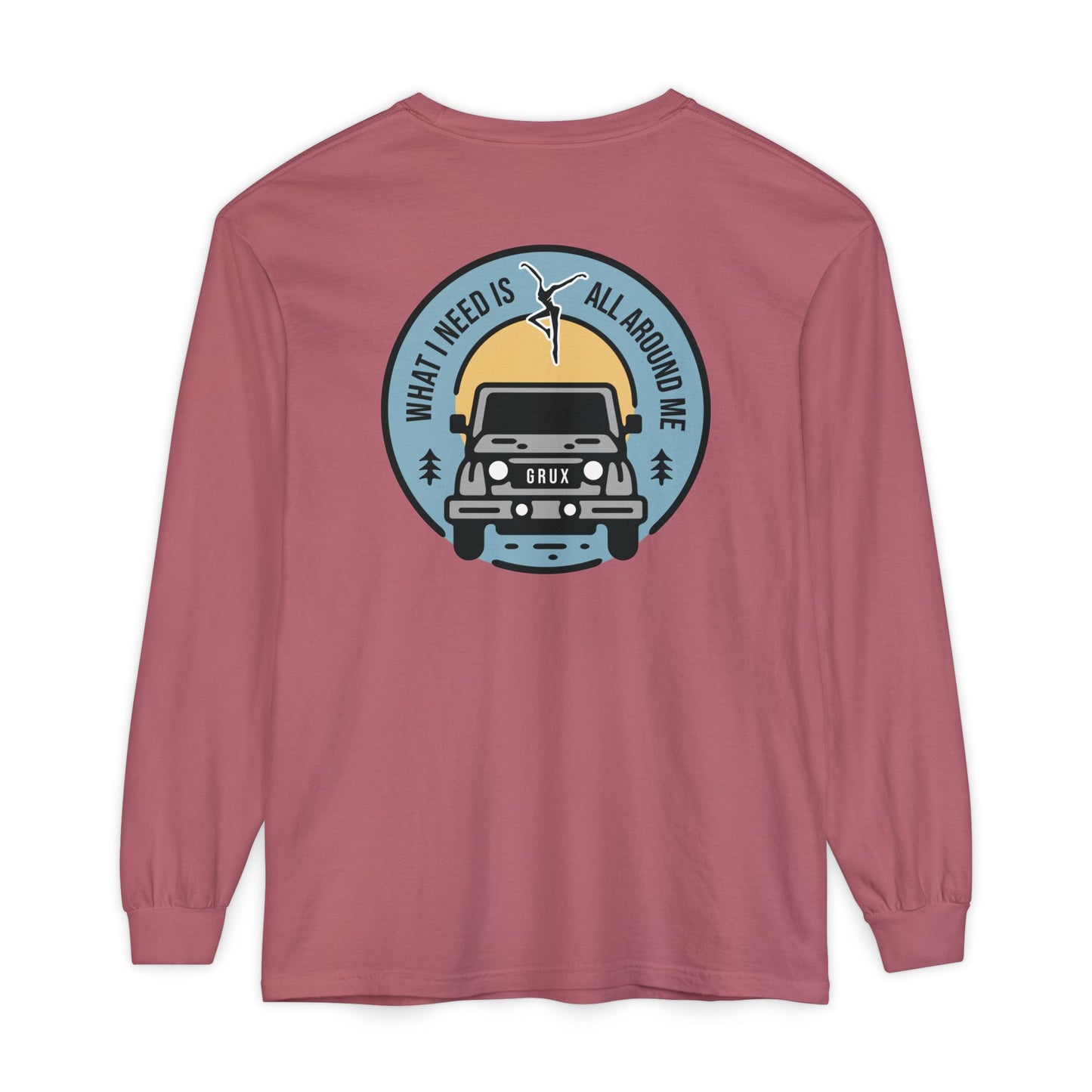 Jimi Jeep *With Back Print Long Sleeve T