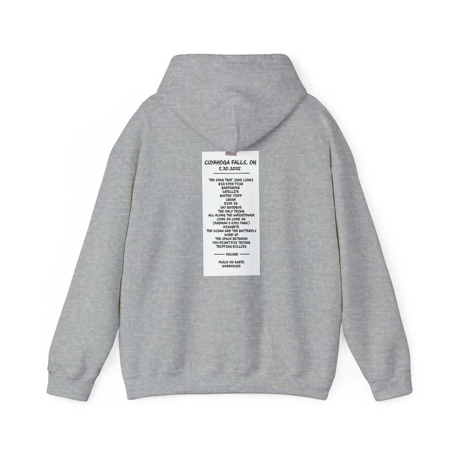 Cuyahoga Falls OHIO 2025 Hoodie *With Setlist