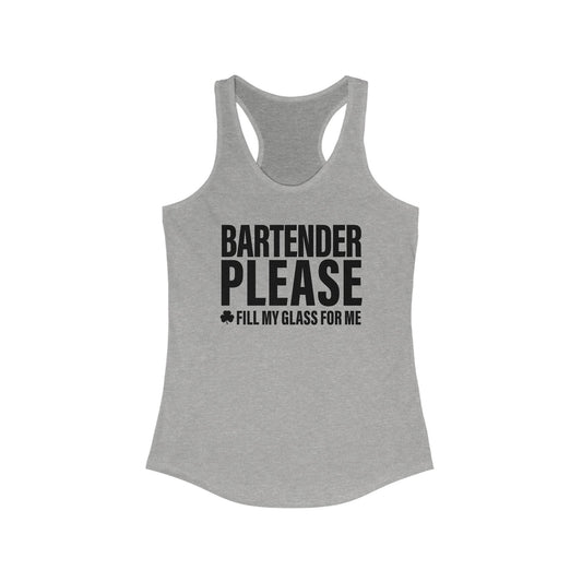 Fill My Glass For Me Woman's Tank