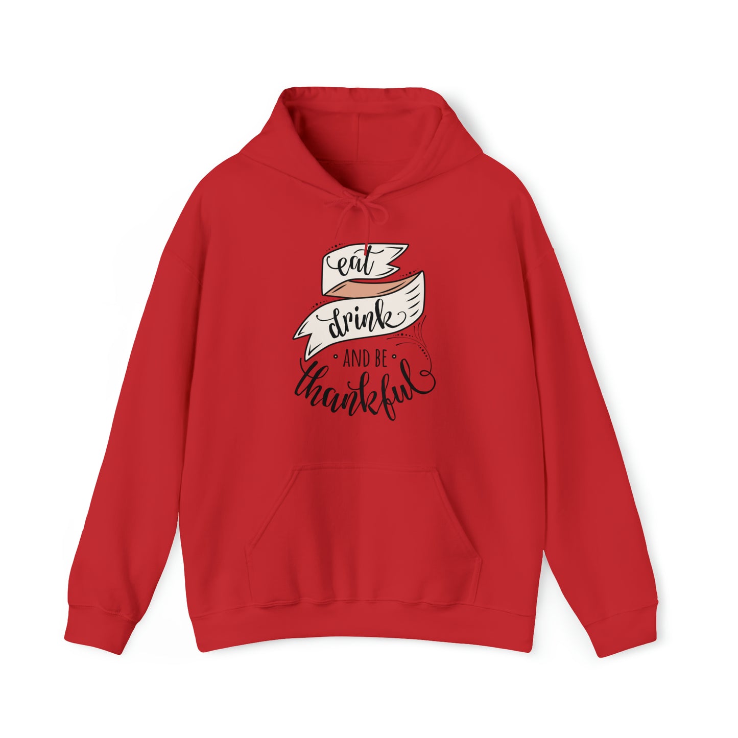 Eat Drink Banner Hoodie