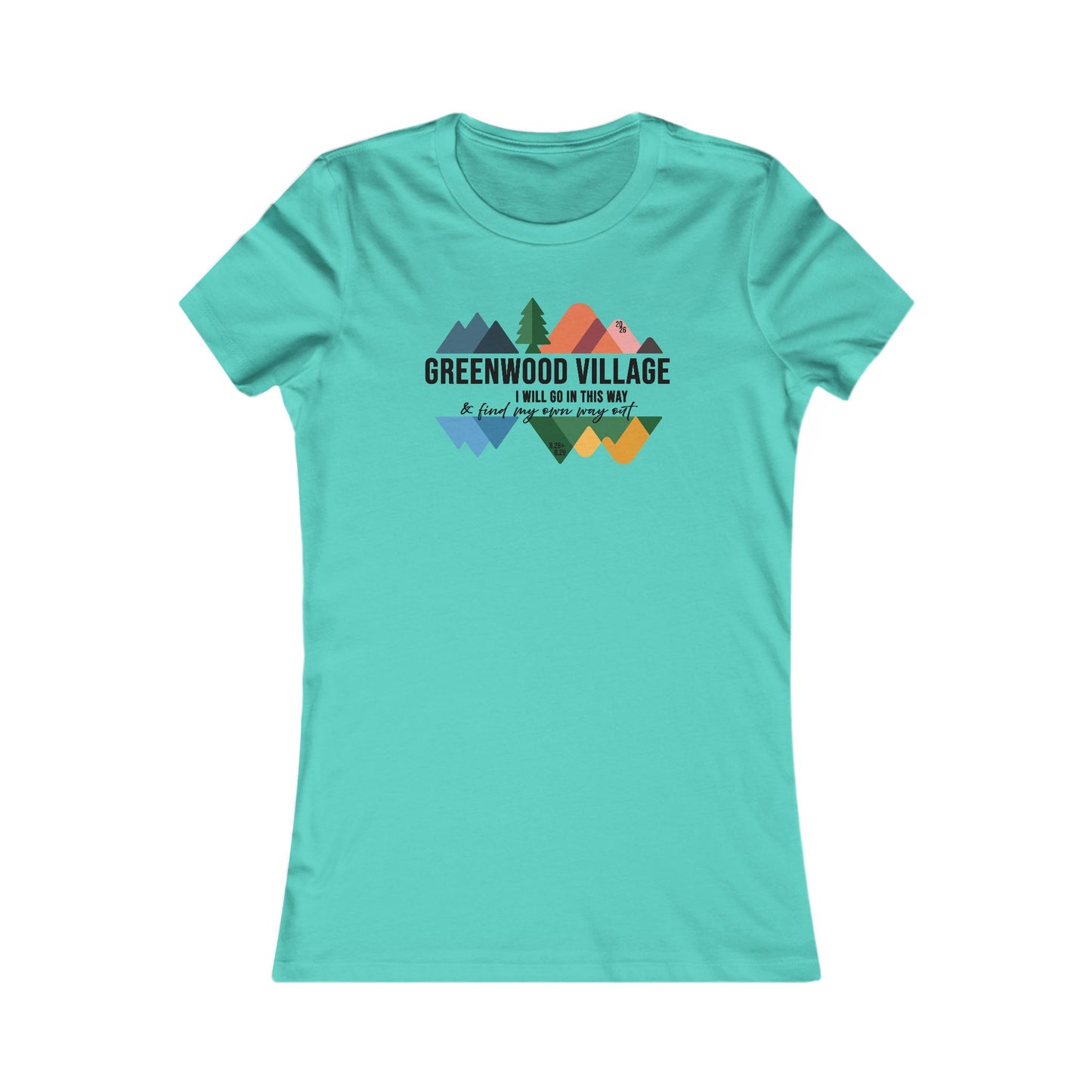 Greenwood Village 2026 Woman's Cut Tee