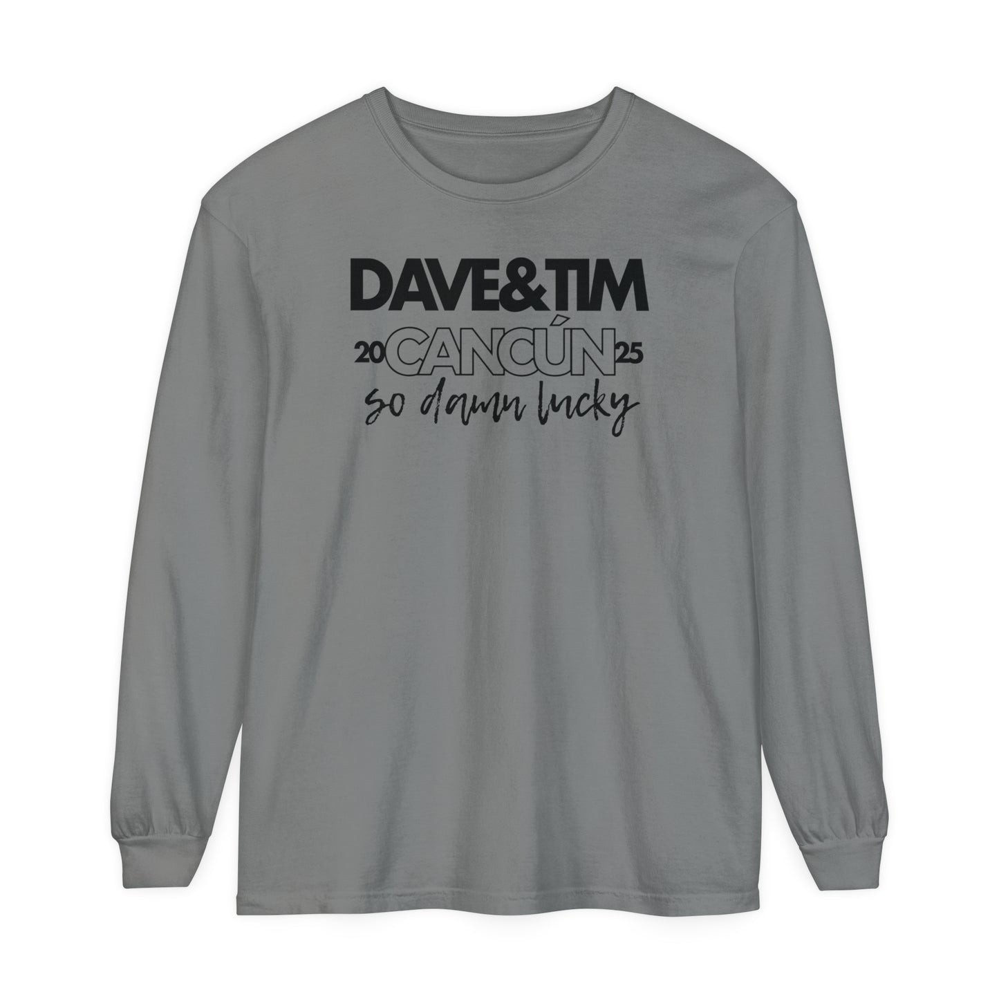 Dave & Tim So Damn Lucky Mexico 2025 Long Sleeve Tee *With Setlist