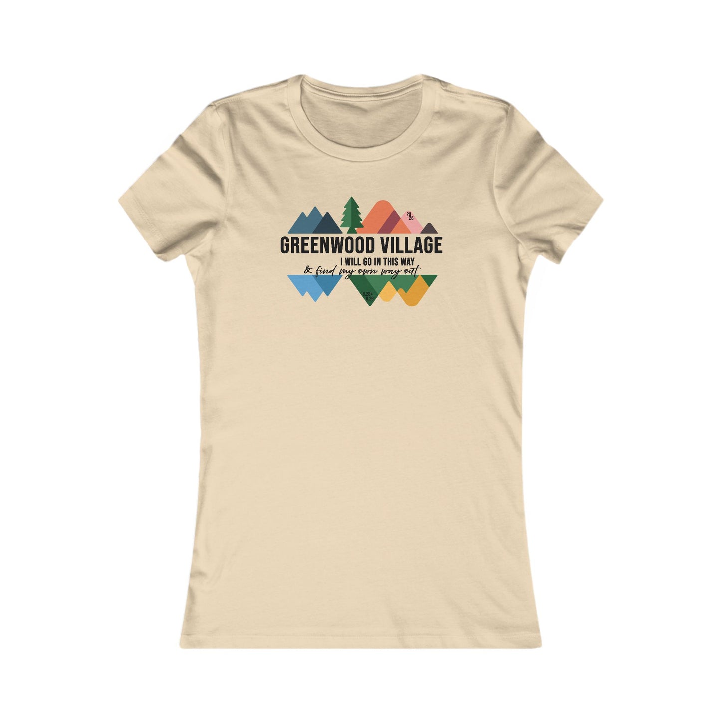 Greenwood Village 2026 Woman's Cut Tee