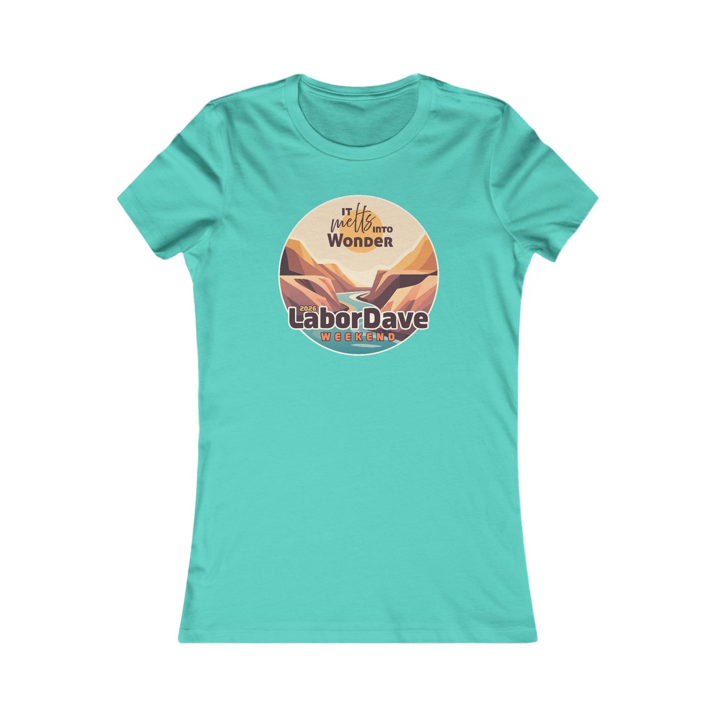 Melts into Wonder Gorge 2026 Woman's Cut Tee