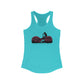 Long Black Veil Tank Top