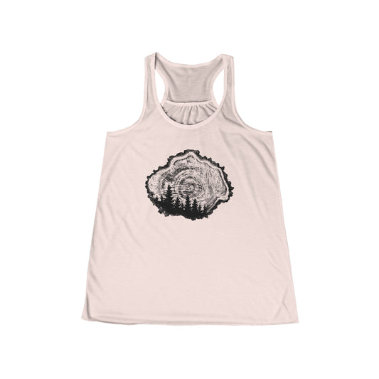 Tree Rings Flowy Tank