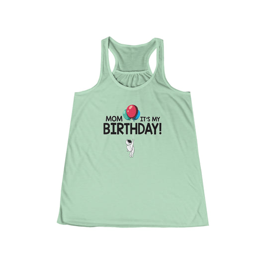 Spaceman Birthday Flowy Tank