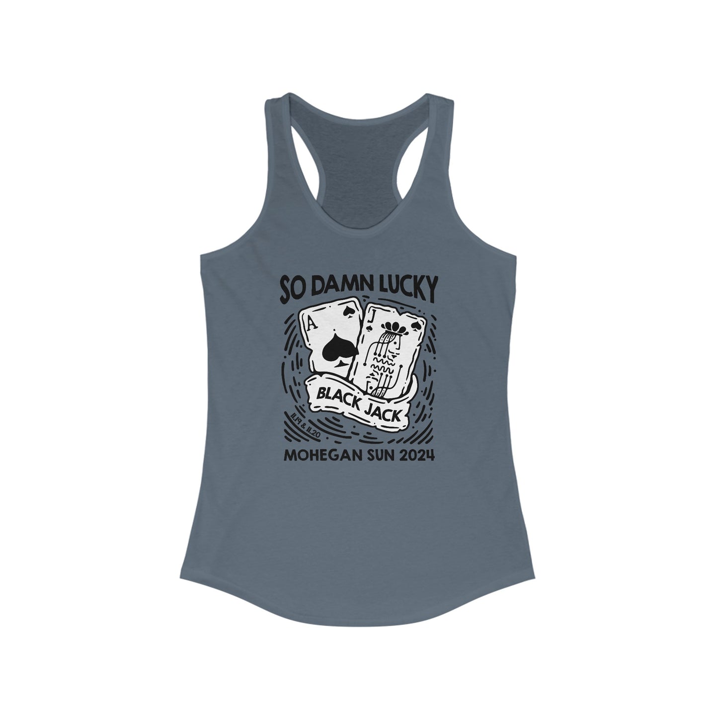 Mohegan Sun 2024 So Damn Lucky Tank Top *With Setlist