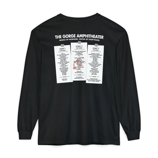 Middle Of Nowhere 2025 *with back printing Long Sleeve T