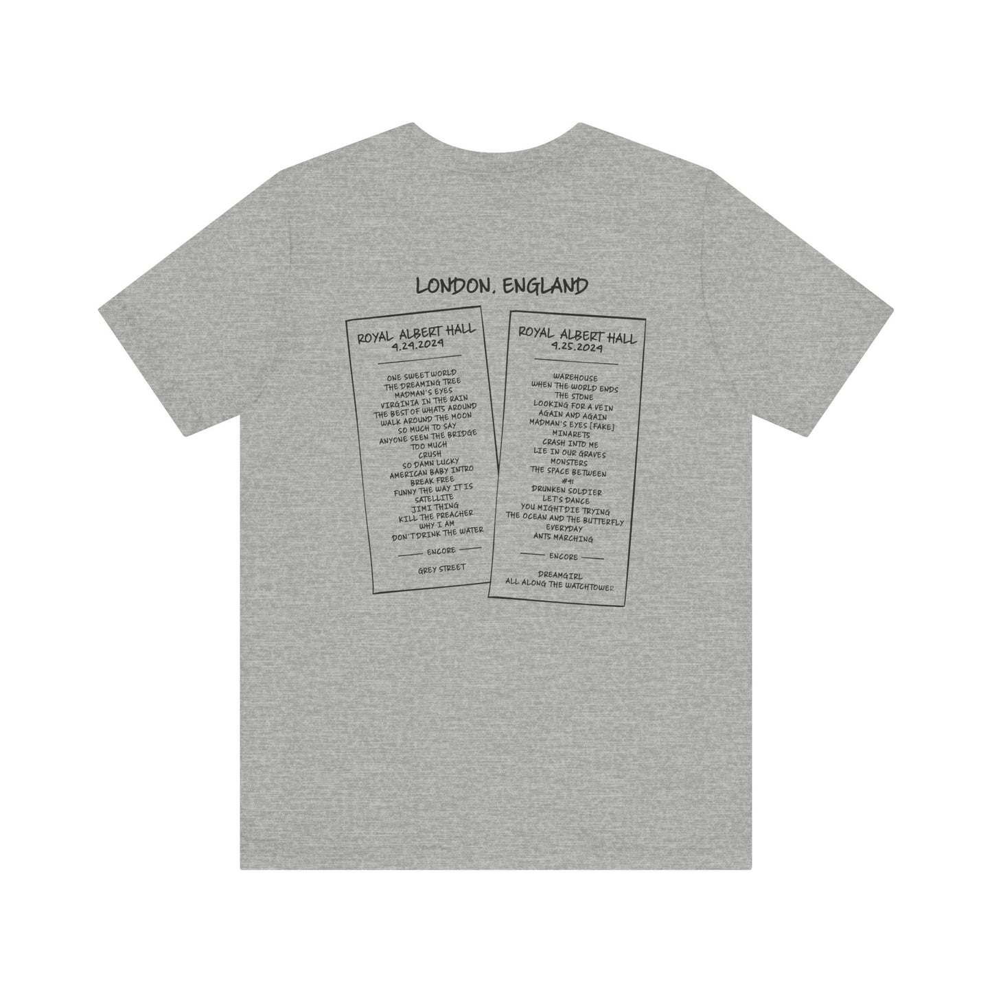 England Europe 2024 w/set list