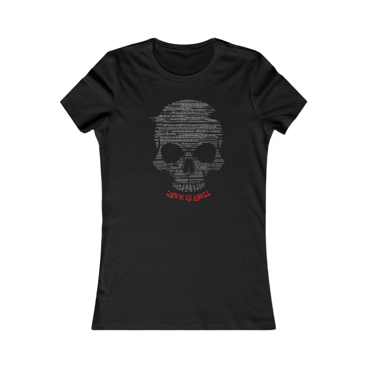 Halloween Skull Lyrics Women's Cut