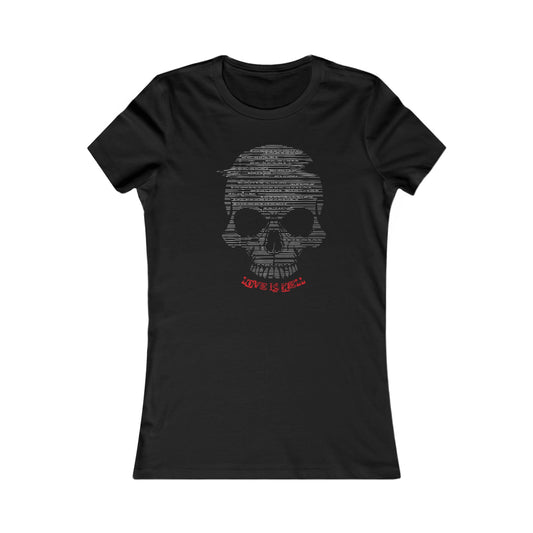 Halloween Skull Lyrics Women's Cut