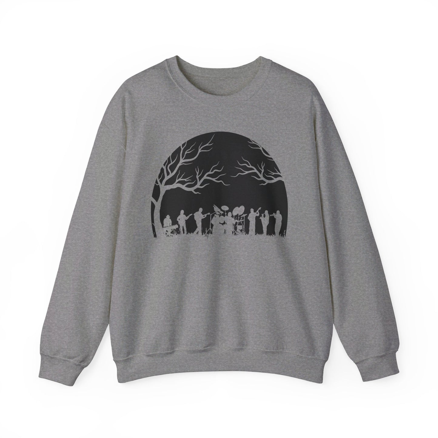 Halloween Moon Crew Neck Sweatshirt