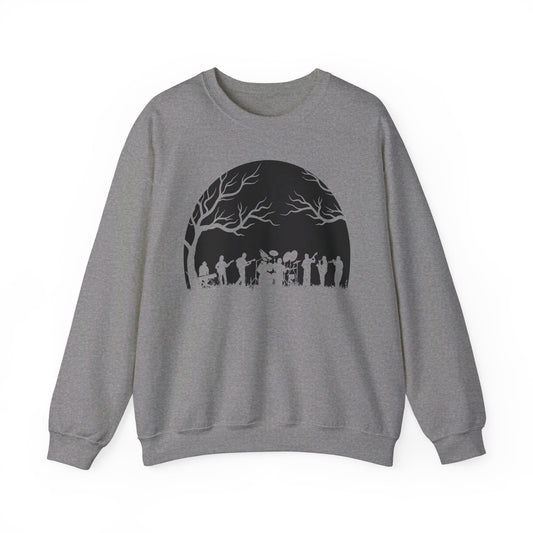 Halloween Moon Crew Neck Sweatshirt