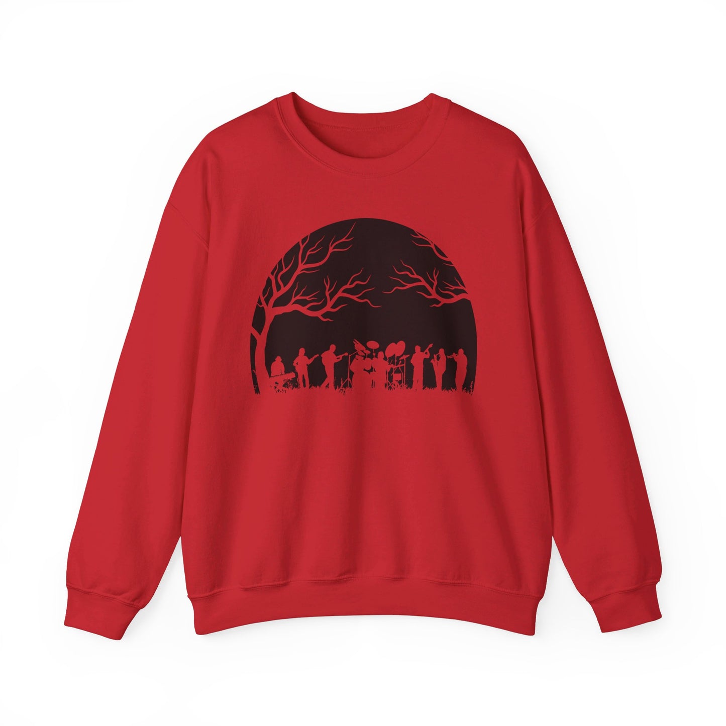 Halloween Moon Crew Neck Sweatshirt