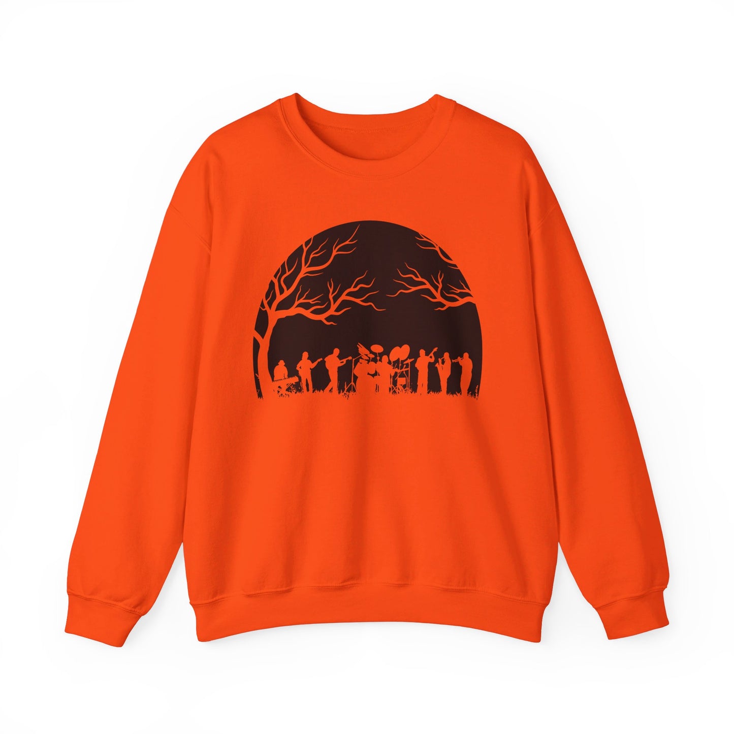 Halloween Moon Crew Neck Sweatshirt