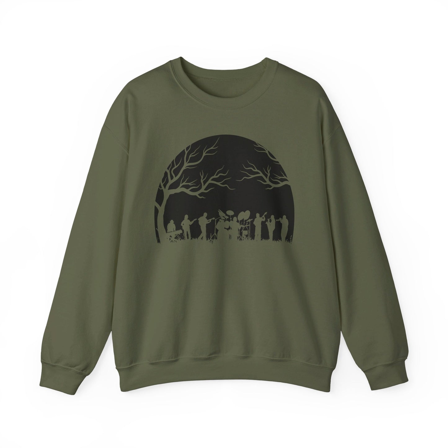 Halloween Moon Crew Neck Sweatshirt
