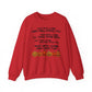 Halloween Lyrics Pumpkin Crew Neck Sweatshirt