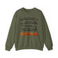 Halloween Lyrics Pumpkin Crew Neck Sweatshirt