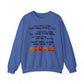 Halloween Lyrics Pumpkin Crew Neck Sweatshirt
