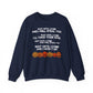 Halloween Lyrics Pumpkin Crew Neck Sweatshirt
