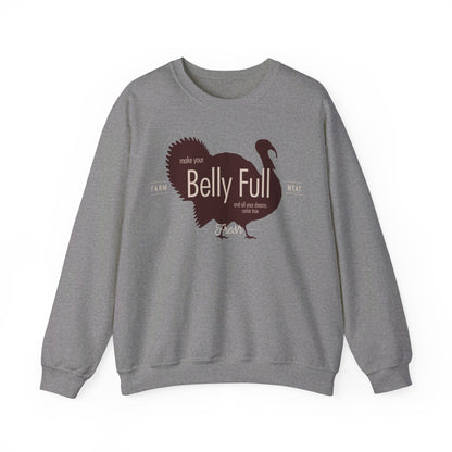 Belly Full Crew Neck Sweatshirt