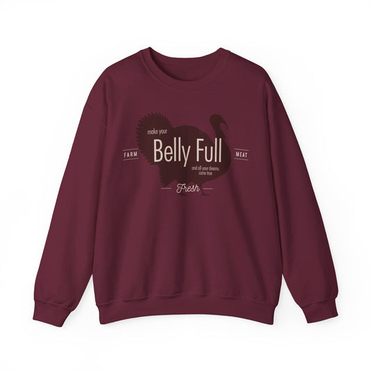 Belly Full Crew Neck Sweatshirt