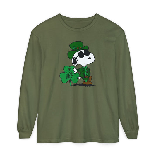 Lucky Dog Long Sleeve Tee