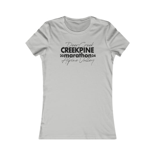 Creekpine Marathon 2024 Women's Cut Tee