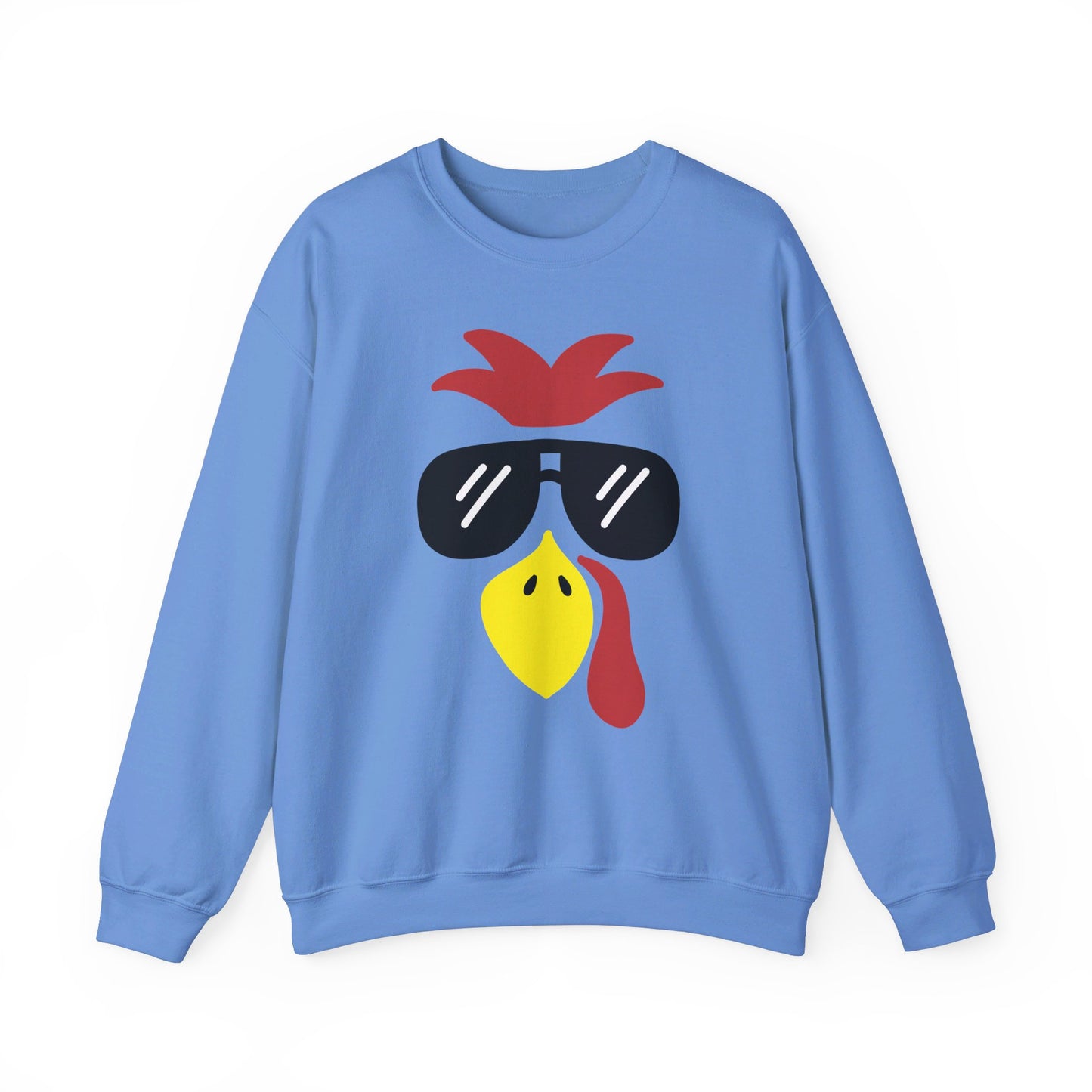 Turkey Face Crew Neck Sweatshirt