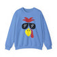 Turkey Face Crew Neck Sweatshirt