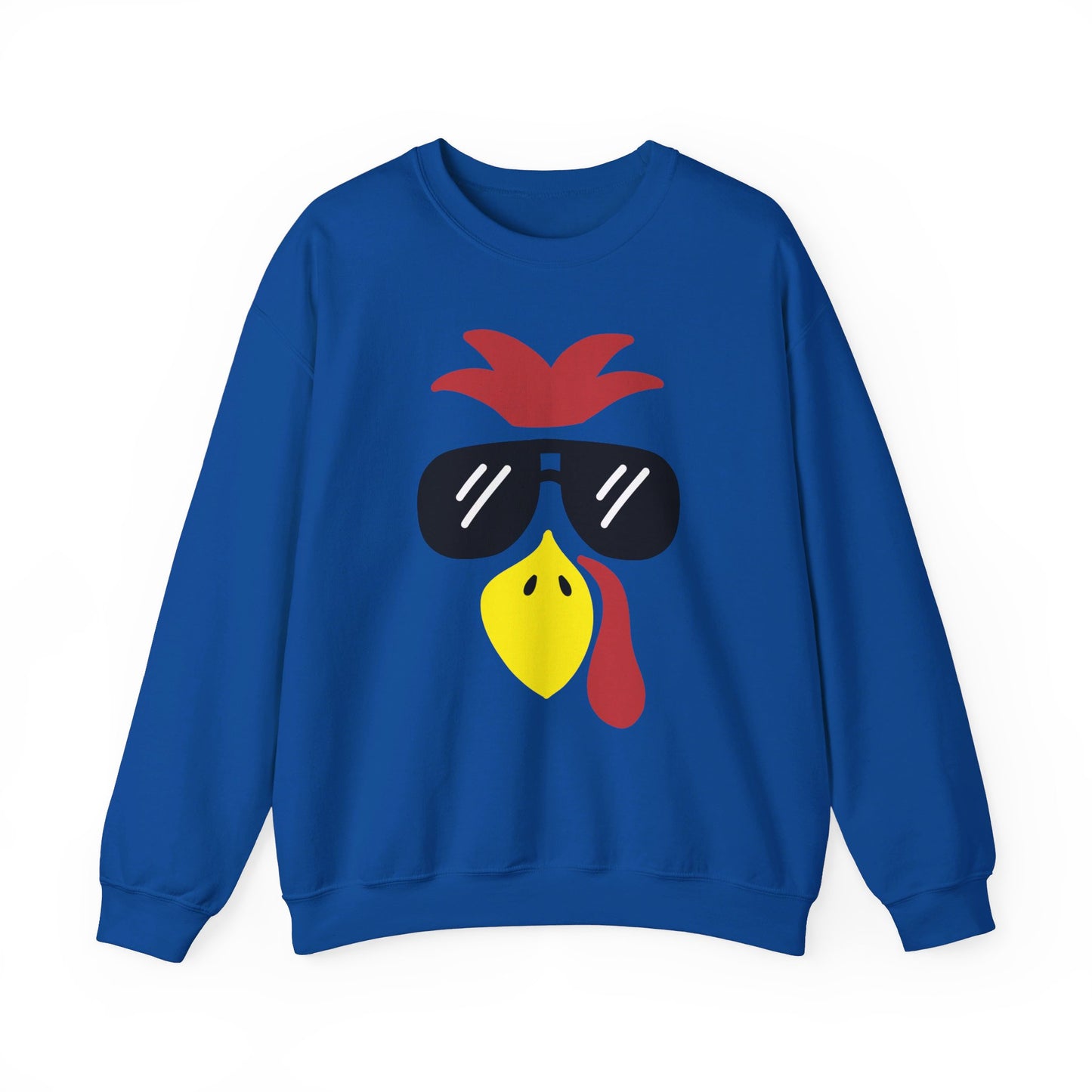 Turkey Face Crew Neck Sweatshirt