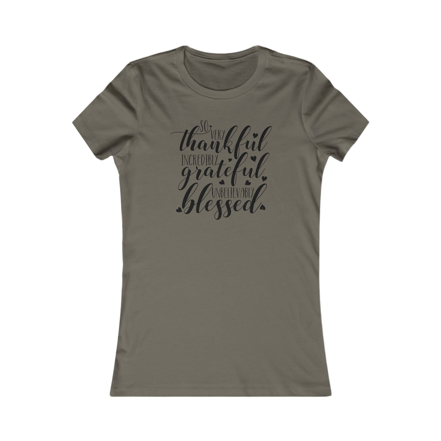 Thankful Grateful Blessed Women's Cut