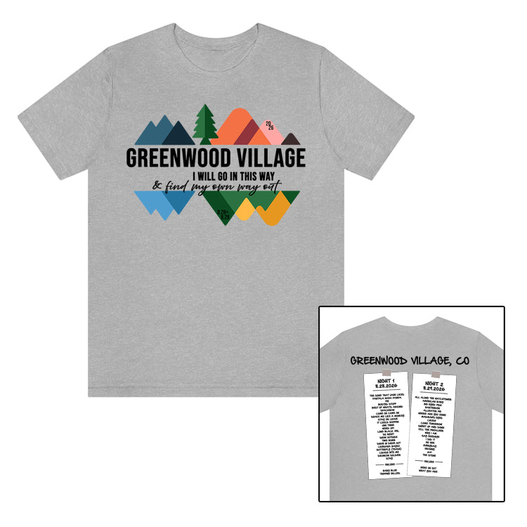 Greenwood Village 2026 *With Set List