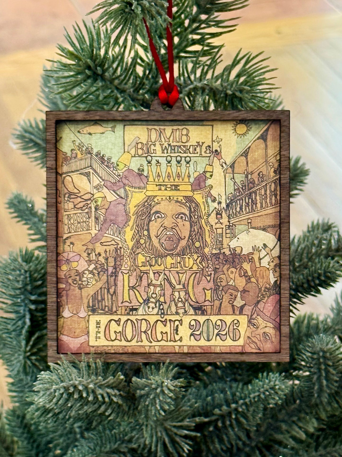 Gorge Full Grux 2026 - Wood Ornament