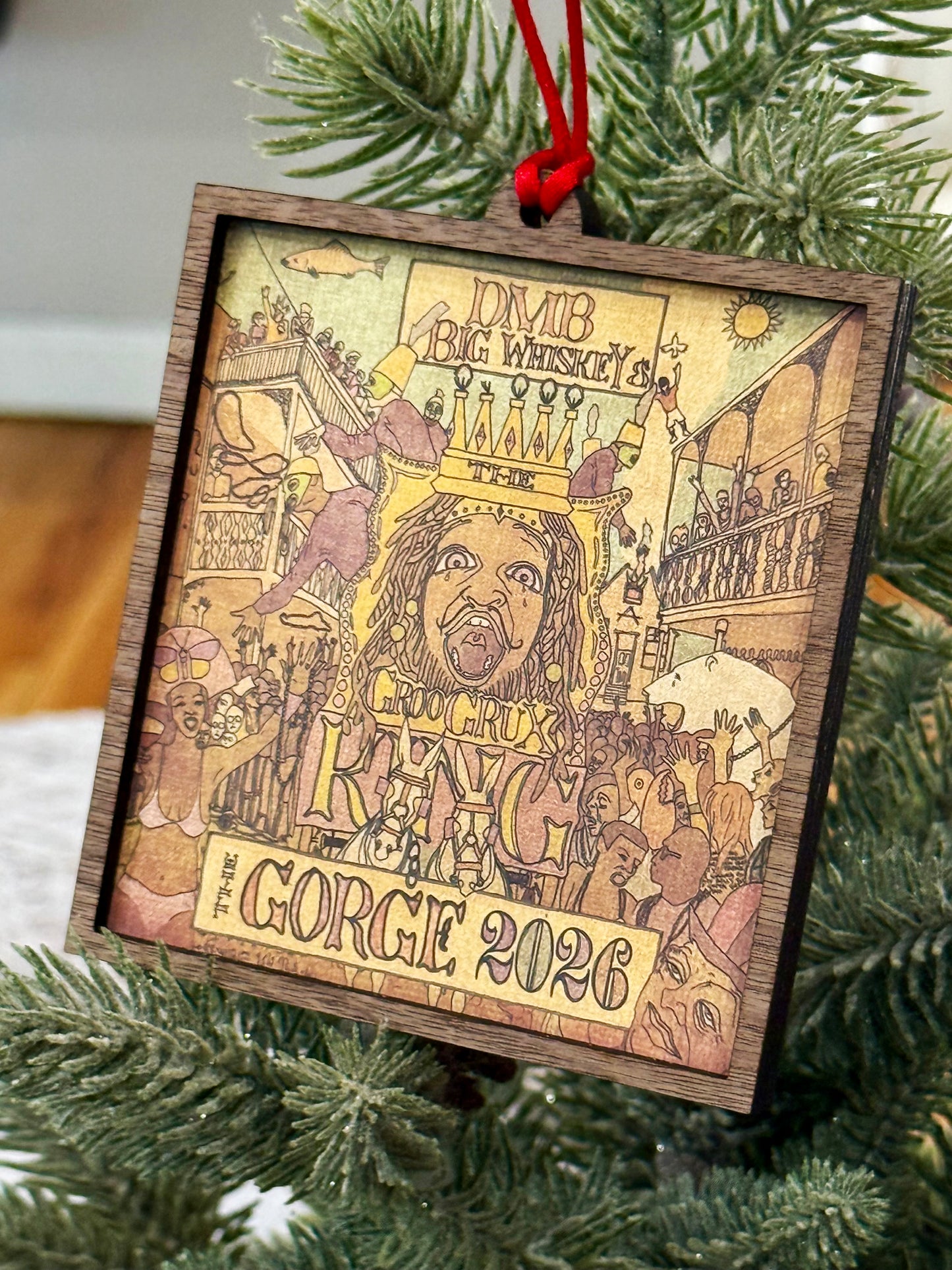 Gorge Full Grux 2026 - Wood Ornament